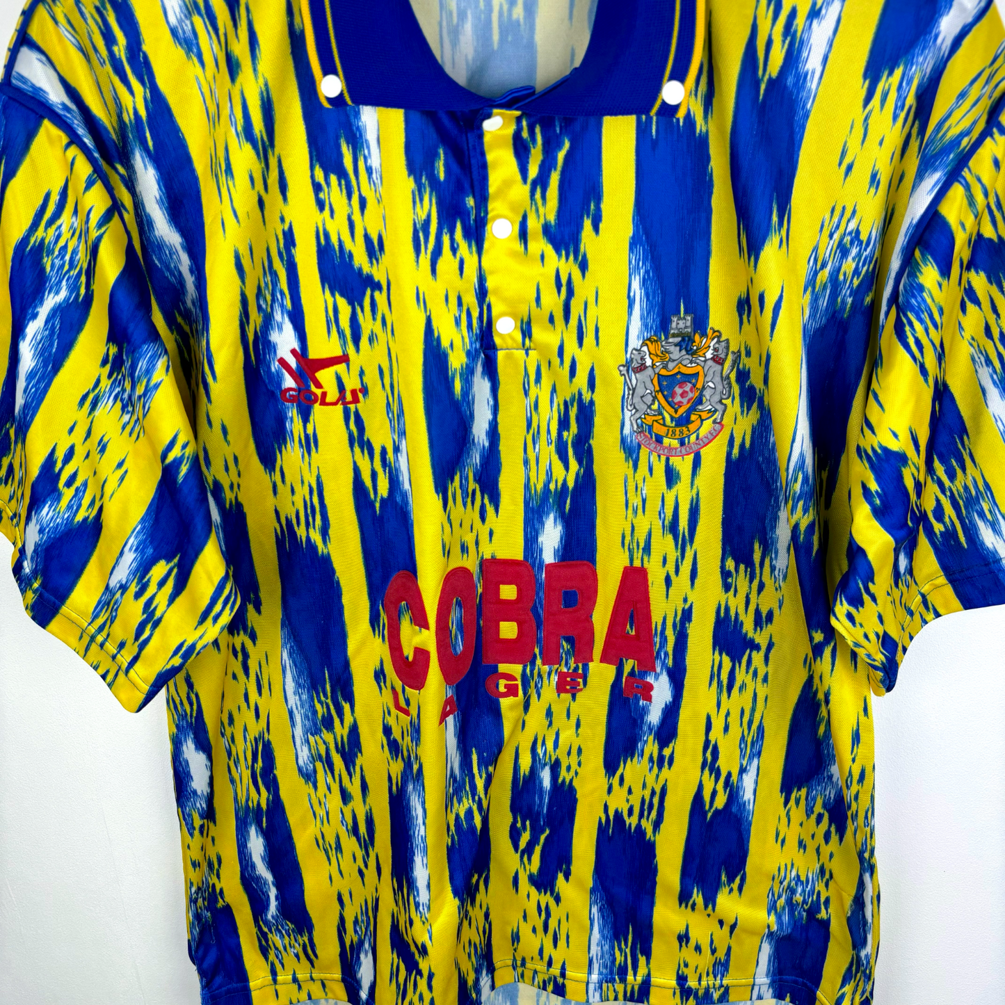 Stockport County 1991-1992 Away Football Shirt Gola Cobra