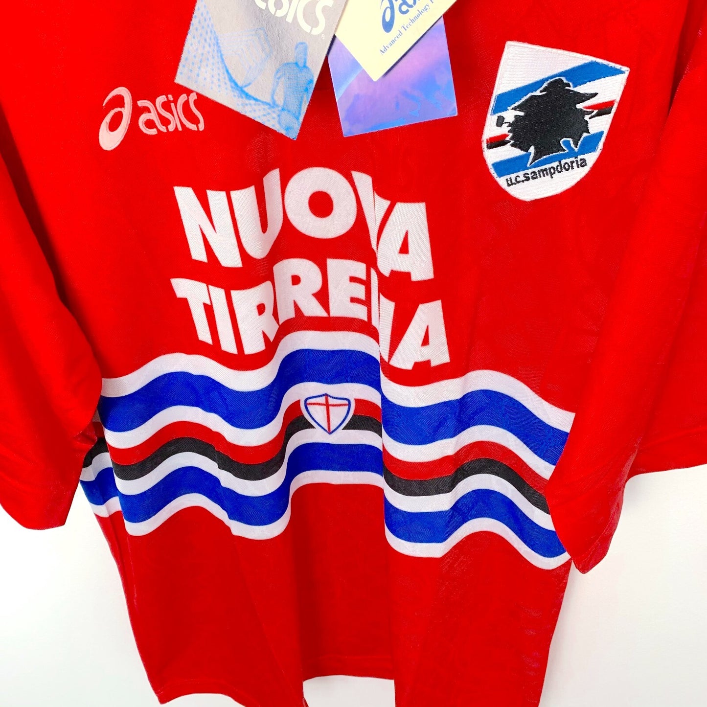 BNWT Sampdoria 1995/1996 Third Football Shirt Maglia Calcio Asics