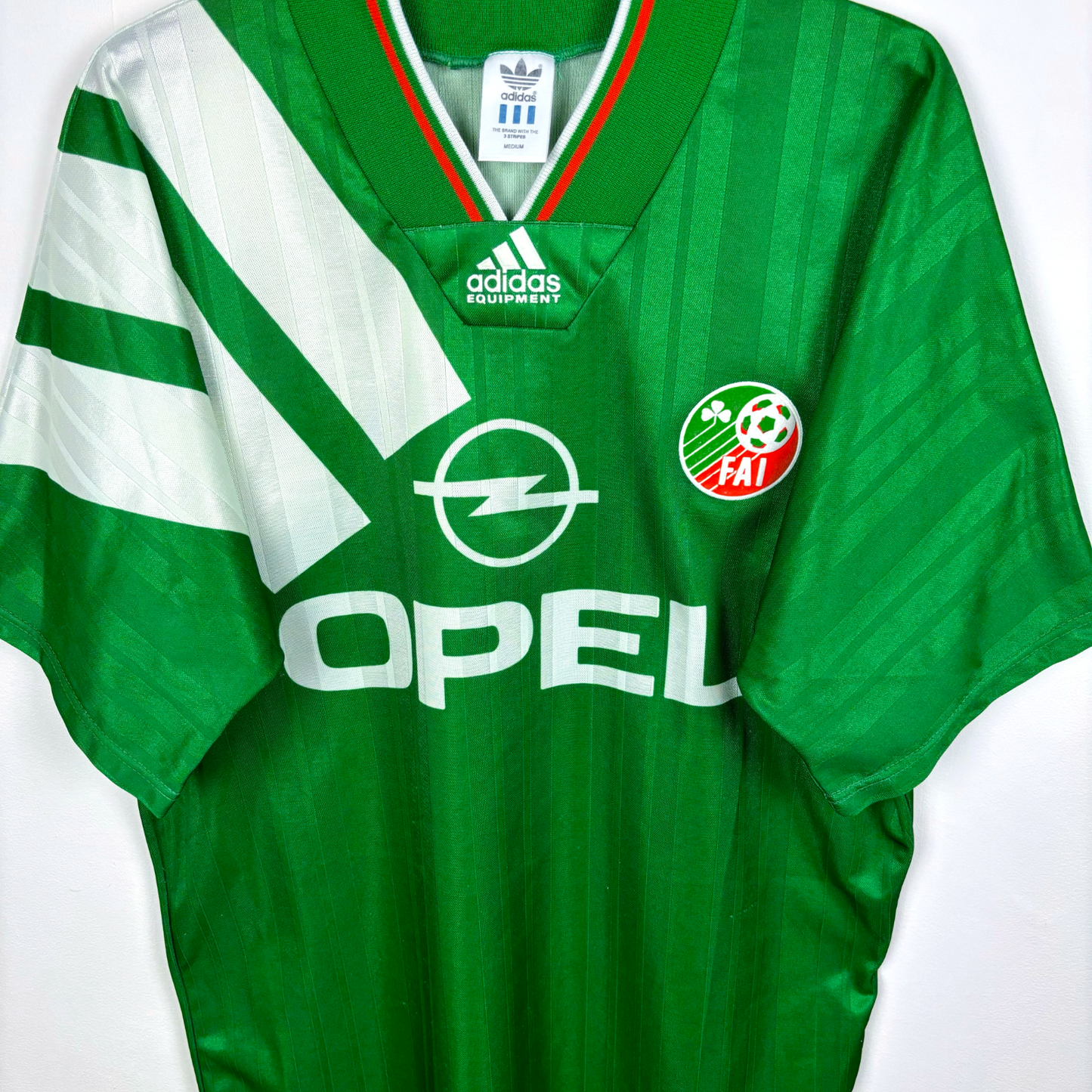 Eire Ireland 1992/1993/1994 Home Football Shirt Adidas