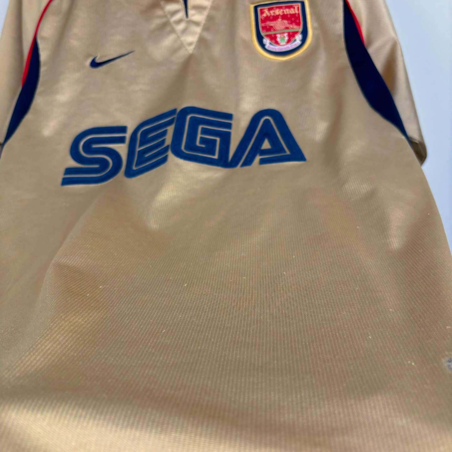 Arsenal 2001-2002 Away Football Shirt Nike Sega