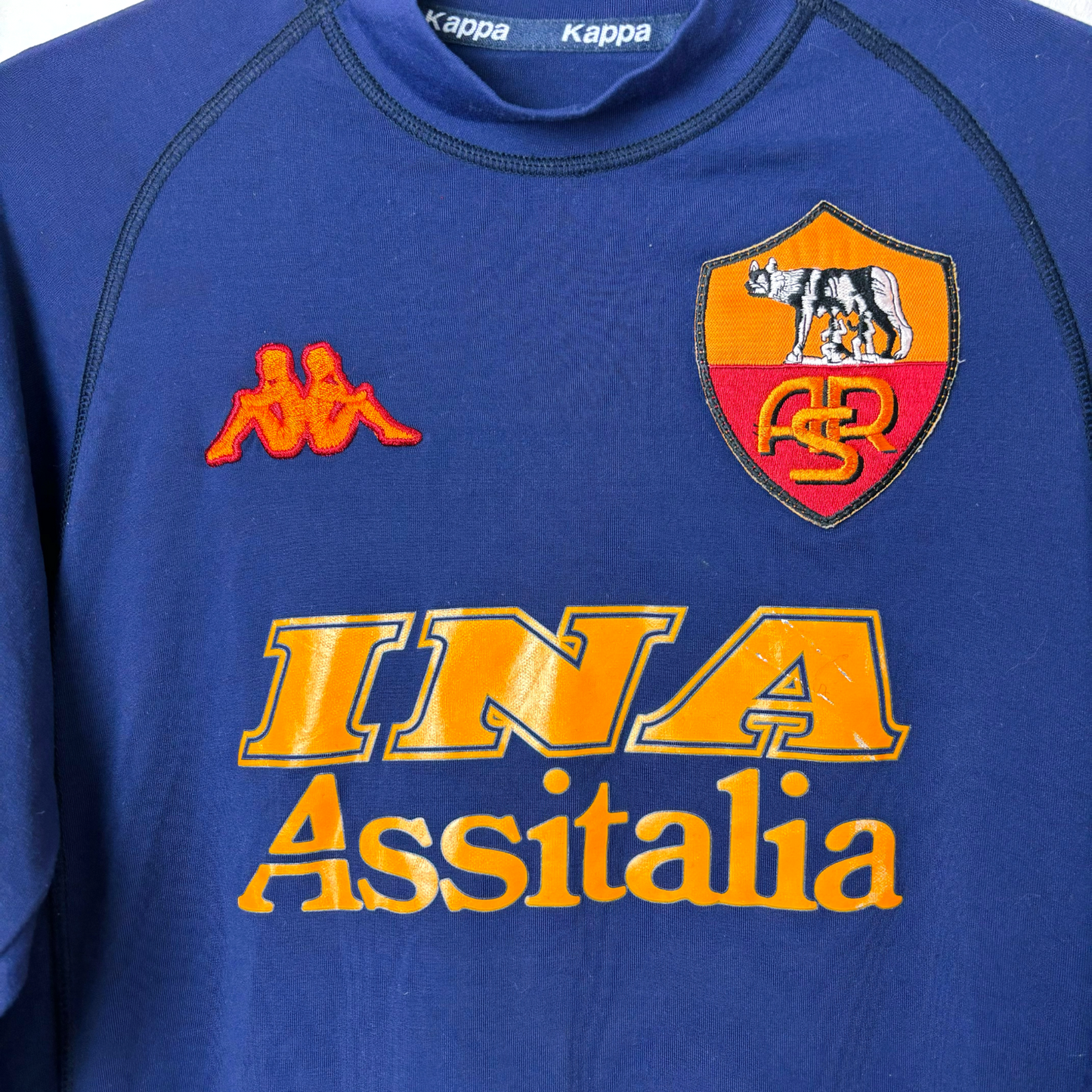 AS Roma 2000/2001 Third Football Shirt Maglia Calcio Longsleeve Kappa