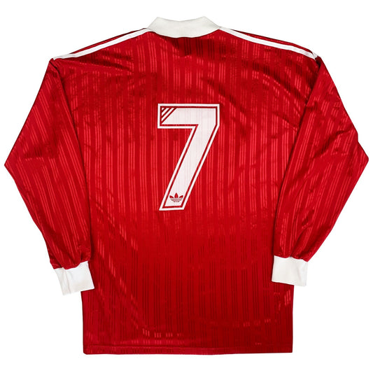 Norway 1991-1992 Home Football Soccer Longsleeve Shirt Jersey Adidas