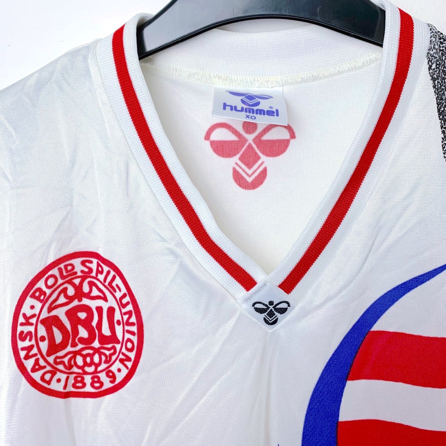 Denmark 1990s Training Football Shirt Hummel