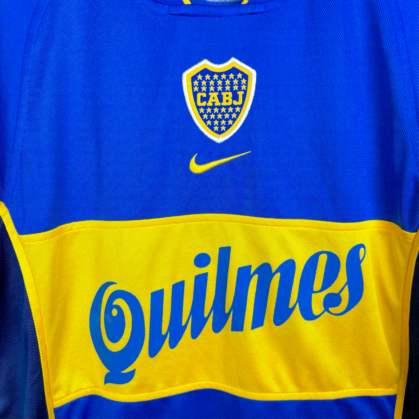Boca Juniors 2001-2002 Home Football Shirt Nike Intercontinental Cup