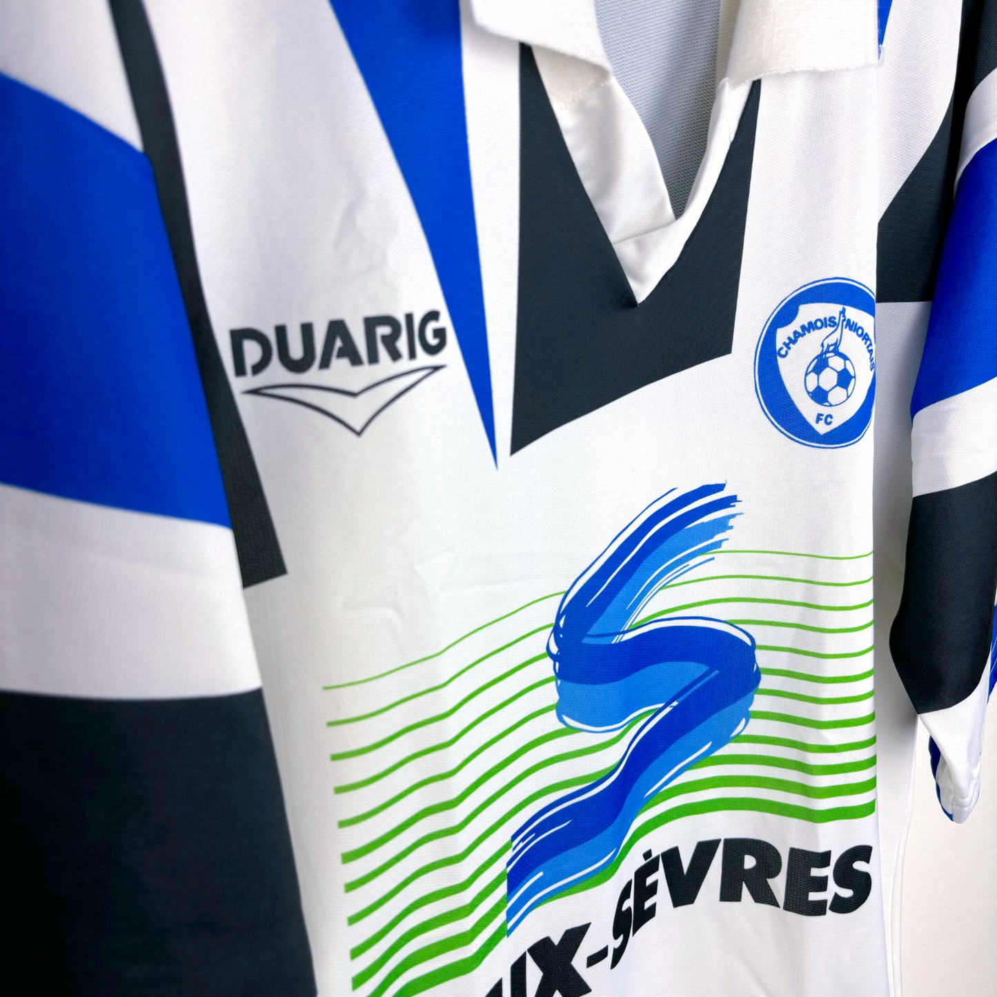 Chamois Niortais 1994-1995 Home Football Shirt Maillot Duarig