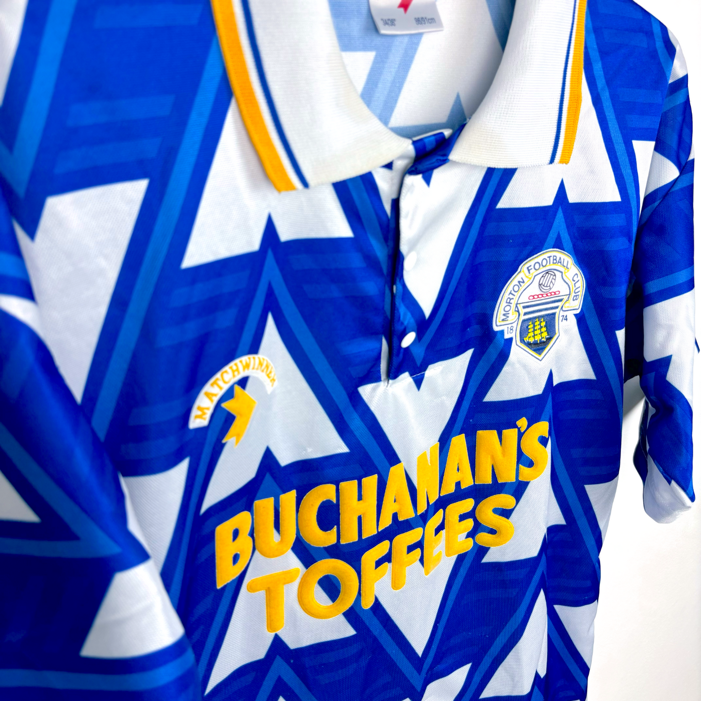 Greenock Morton 1991/1992/1993 Home Football Shirt Matchwinner