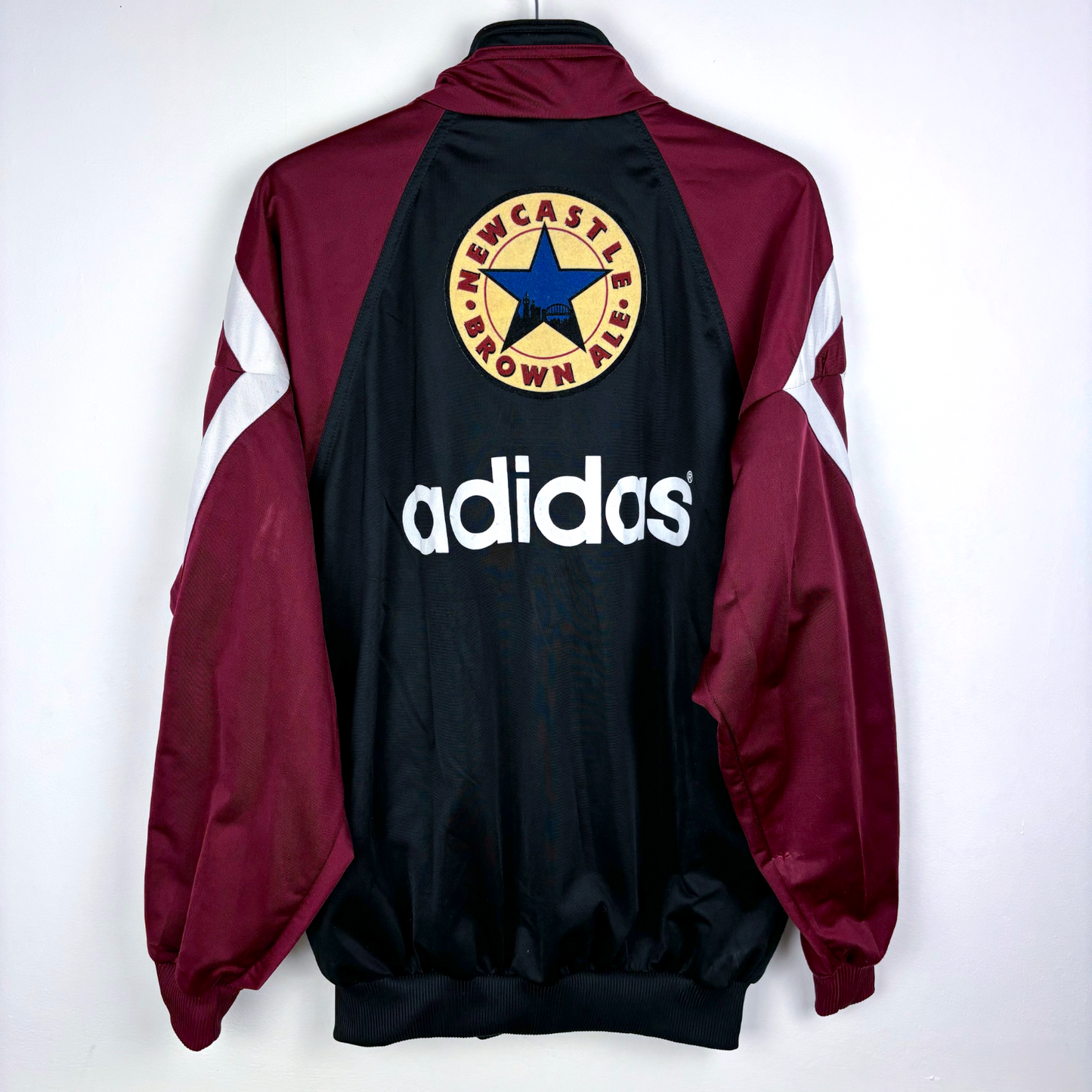 Newcastle United 1995-1996 Adidas Football Track Tracksuit Jacket