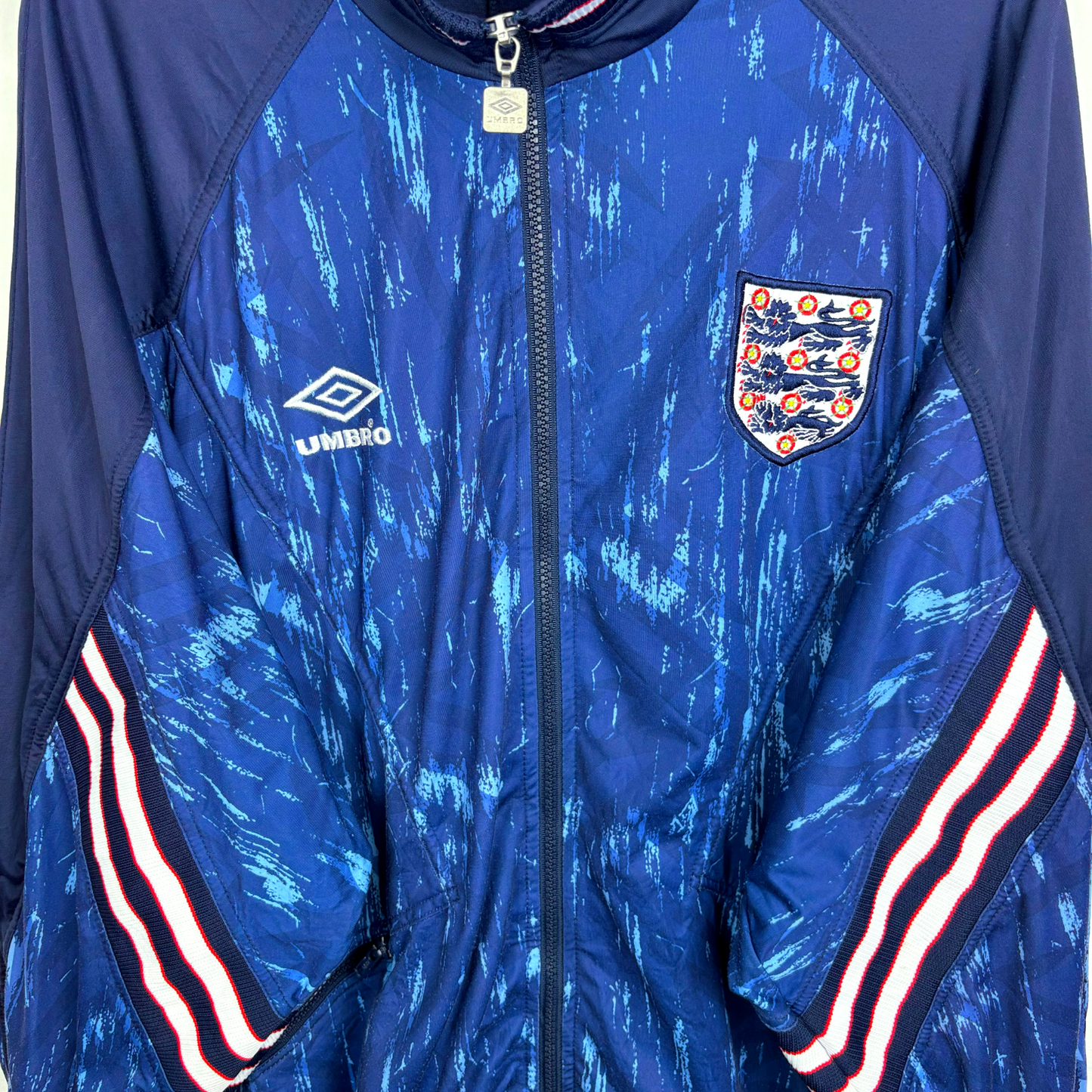 England 1993/1994/1995 Umbro Training Football Track Tracksuit Jacket