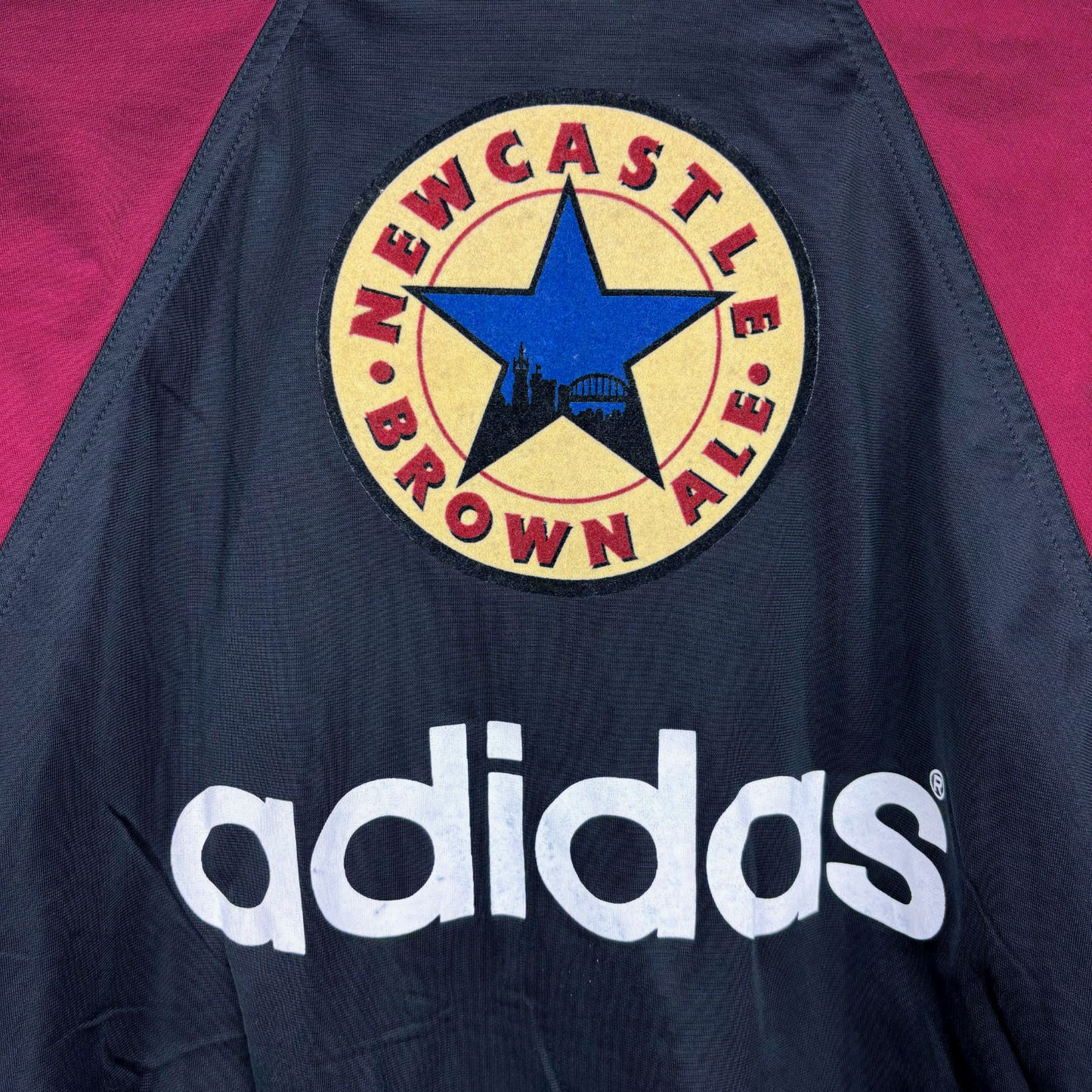 Newcastle United 1995-1996 Adidas Football Track Tracksuit Jacket