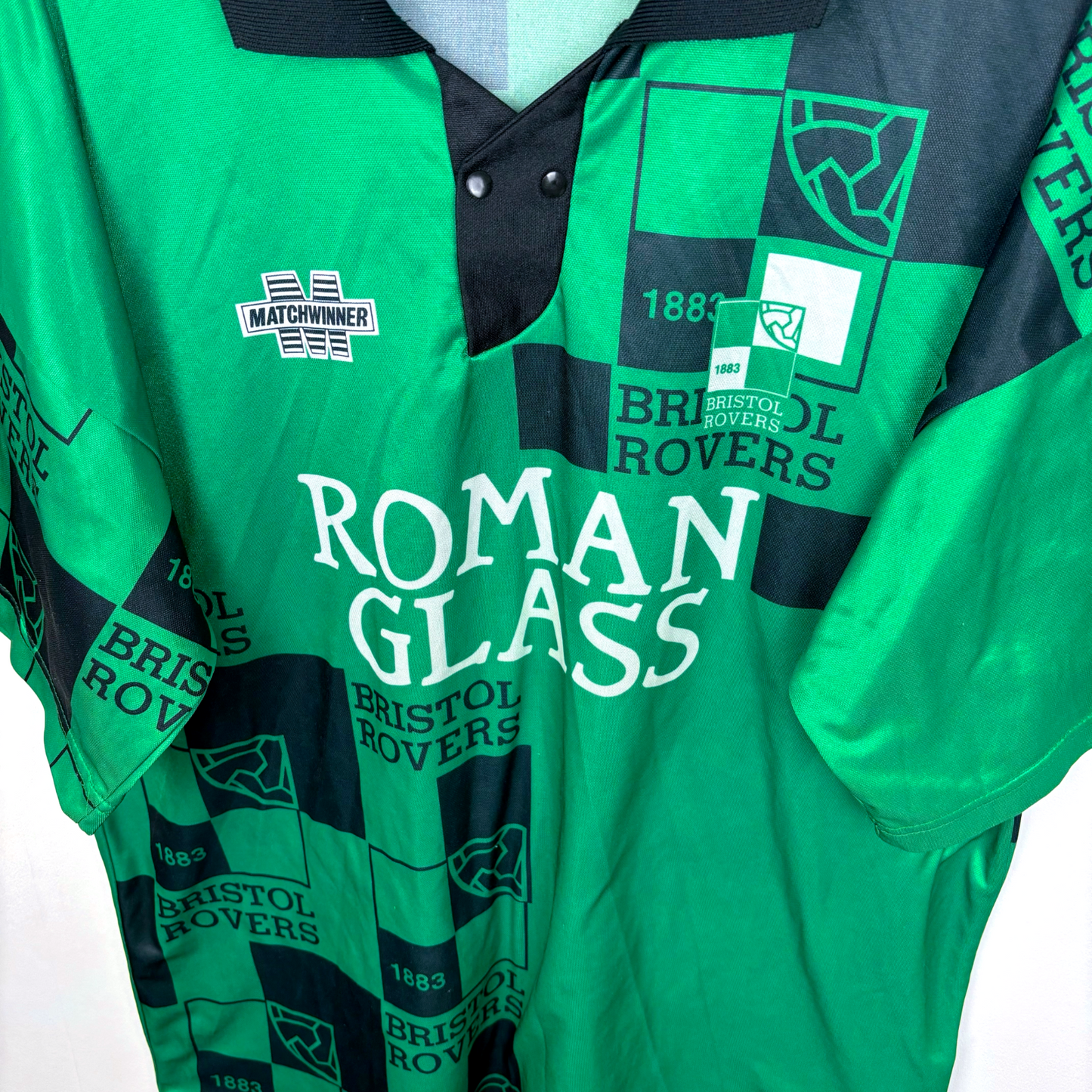 Bristol Rovers 1994-1995 Away Football Shirt Matchwinner