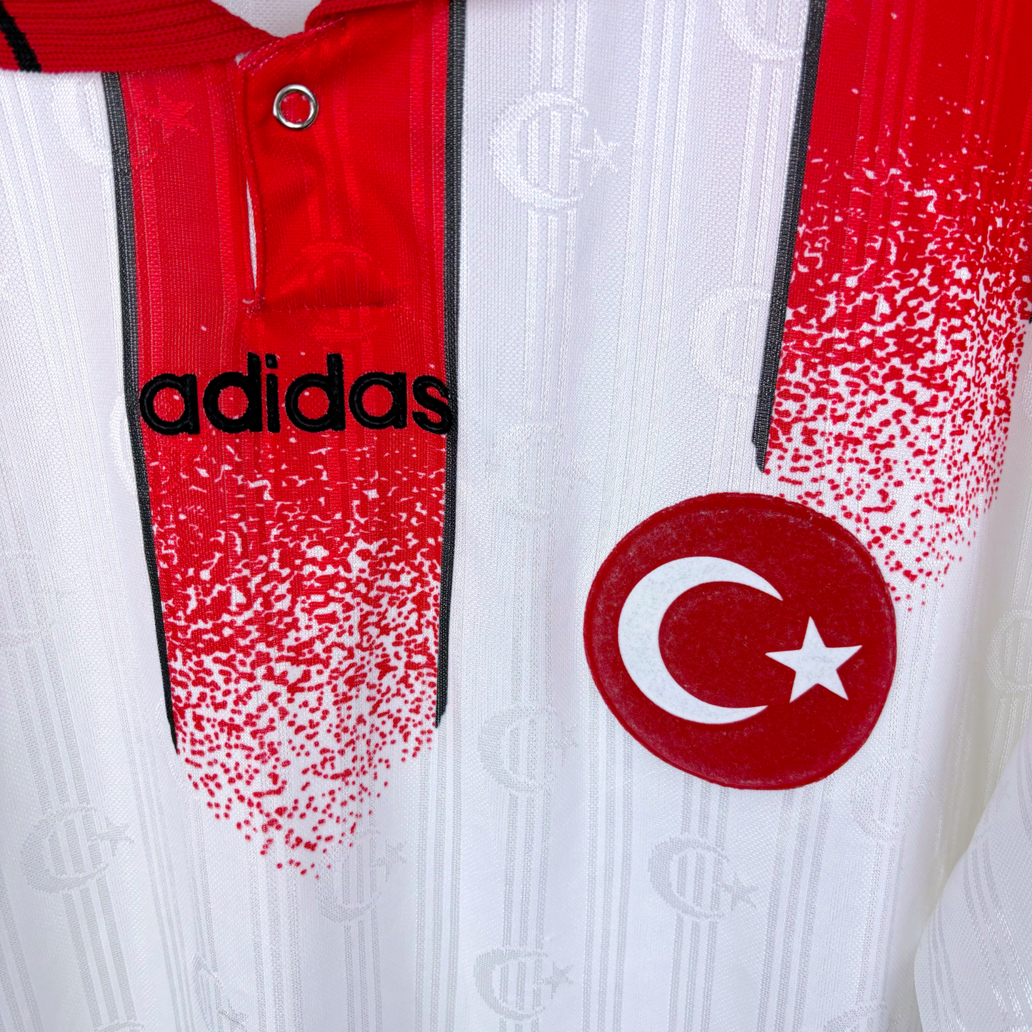 Turkey 1996/1997/1998 Adidas Away Football Shirt