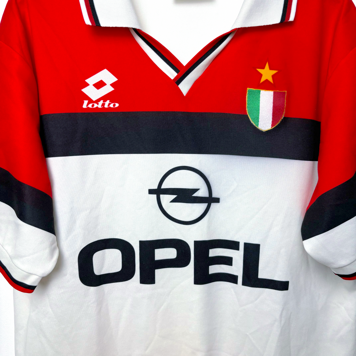 AC Milan 1994-1995 Away Football Shirt Maglia Calcio Lotto