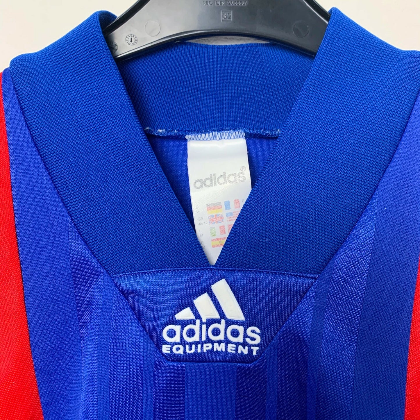 France FFF 1992/1993/1994 Home Football Maillot Shirt Adidas Durand 14