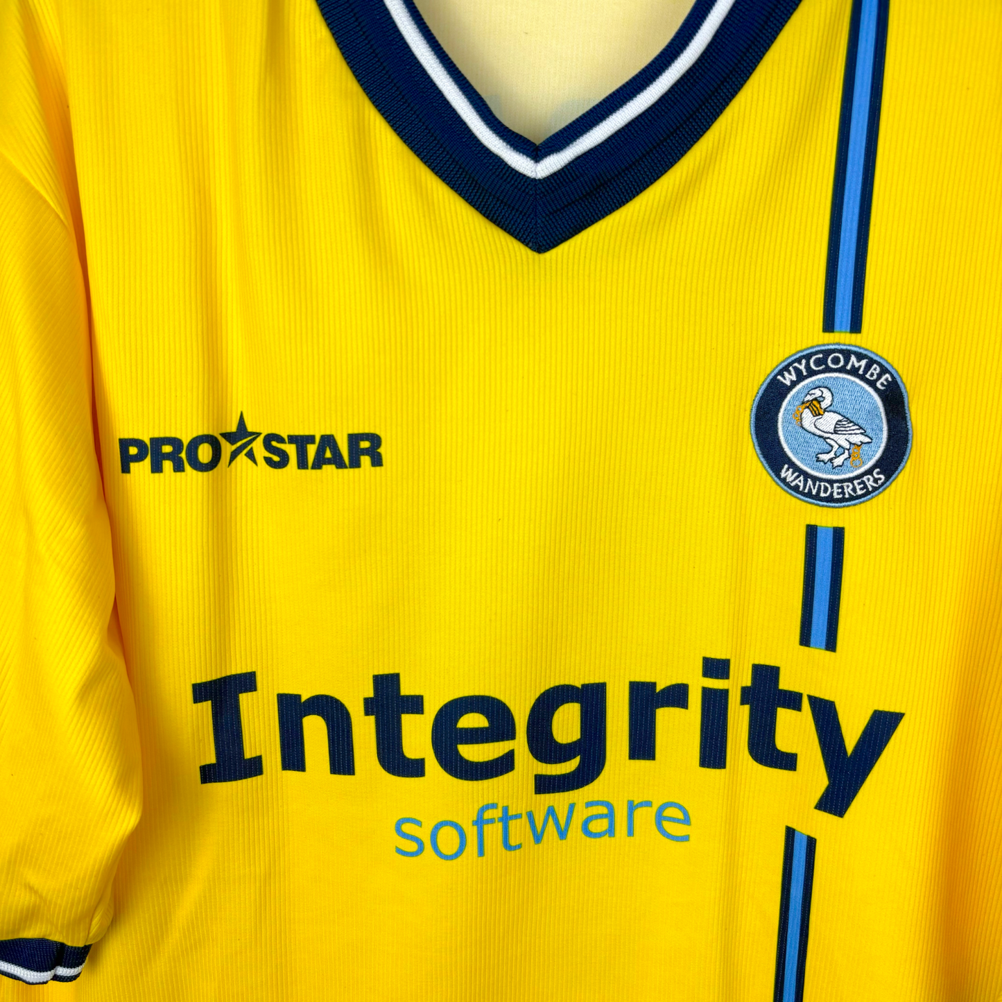 Wycombe Wanderers 2002-2003 Away Football Shirt ProStar