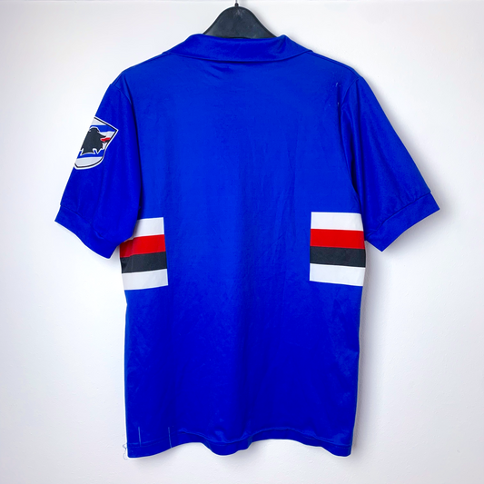 Sampdoria 1991-1992 Home Football Shirt Maglia Calcio Asics
