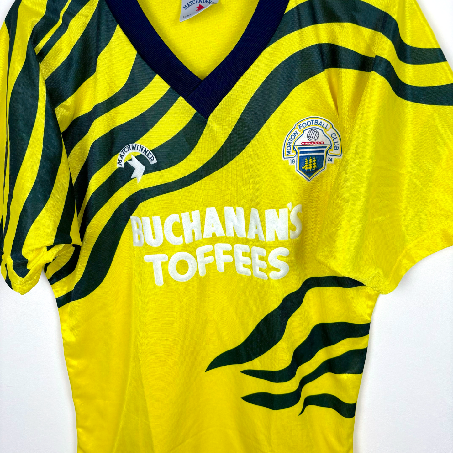 Greenock Morton 1992-1993 Away Football Shirt Matchwinner