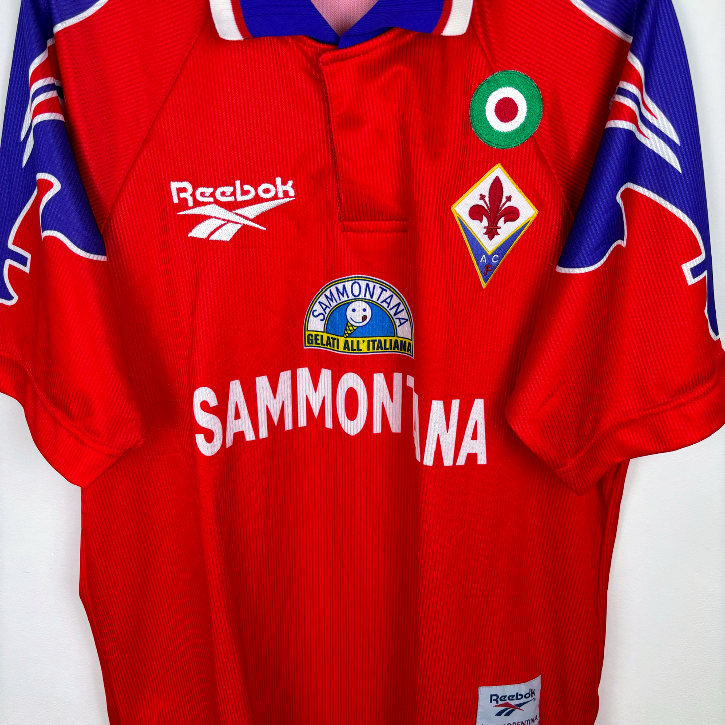 Fiorentina 1995/1996/1997 Third Football Shirt Reebok Maglia Calcio