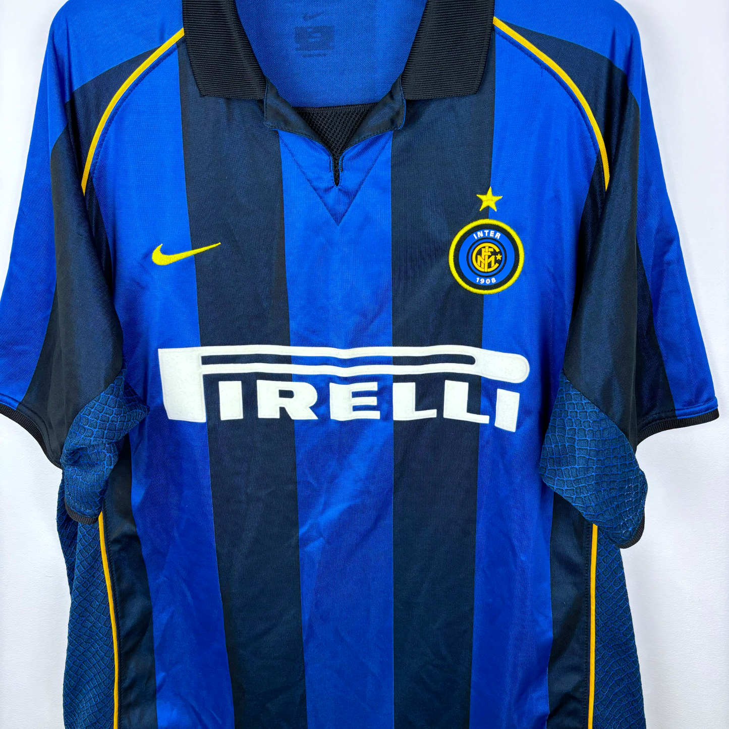 Inter Milan 2001-2002 Home Football Shirt Maglia Calcio Nike - Ronaldo