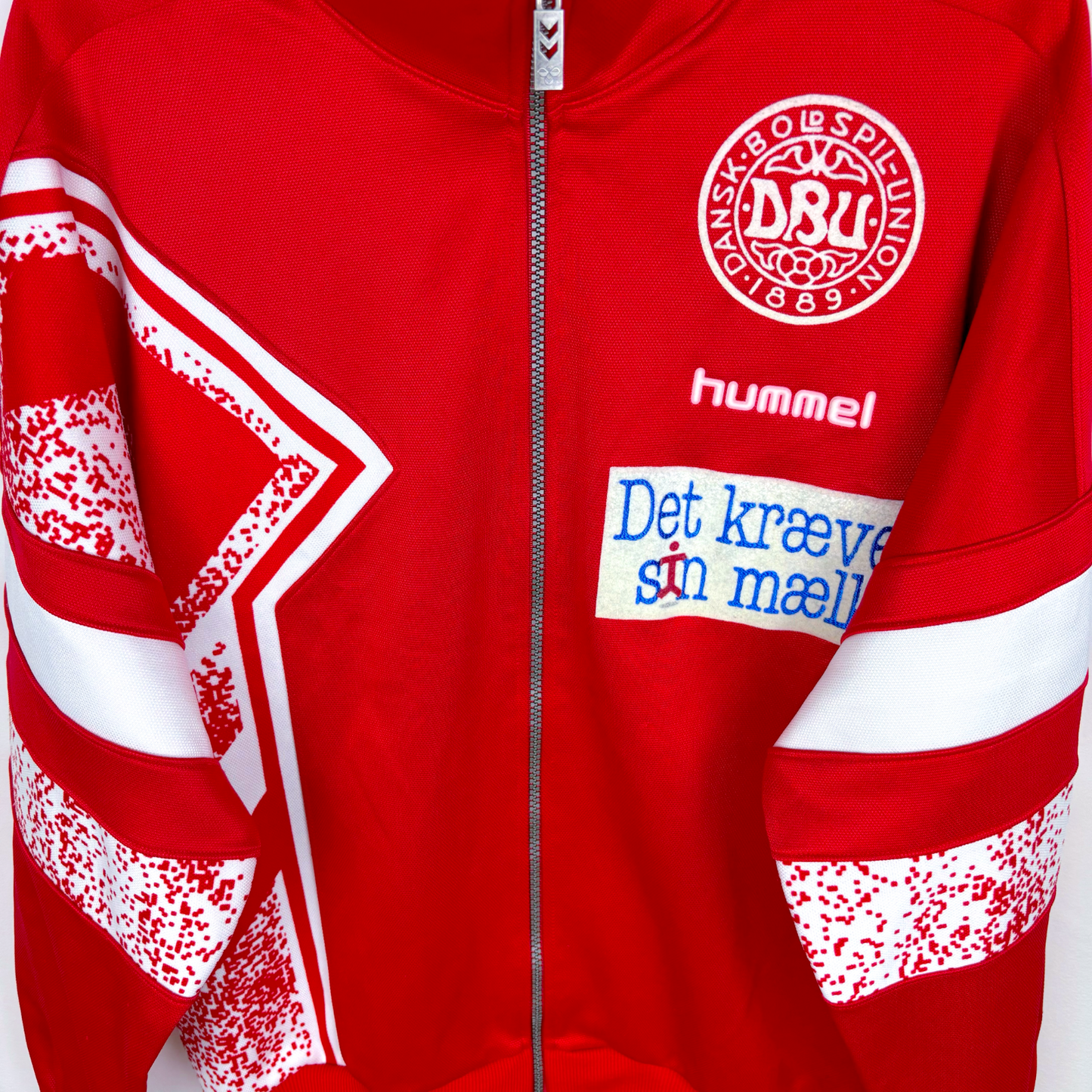 Denmark 1994/1995/1996 Training Football Track Zip Jacket Hummel