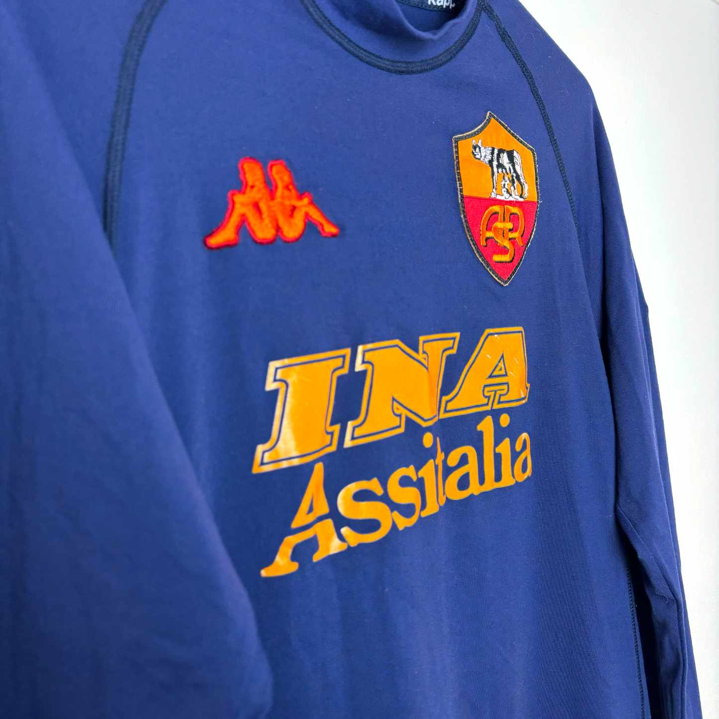 AS Roma 2000/2001 Third Football Shirt Maglia Calcio Longsleeve Kappa