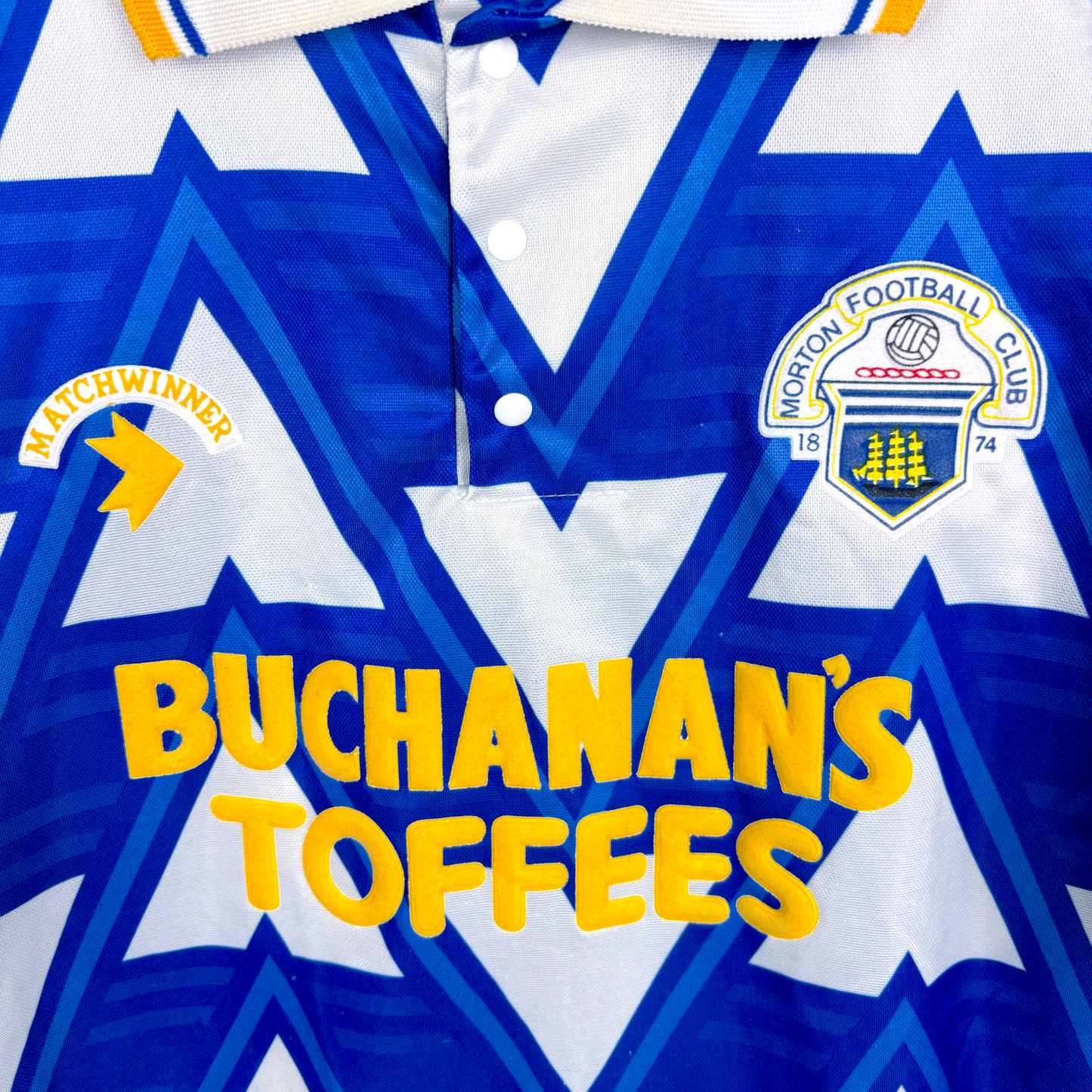 Greenock Morton 1991/1992/1993 Home Football Shirt Matchwinner