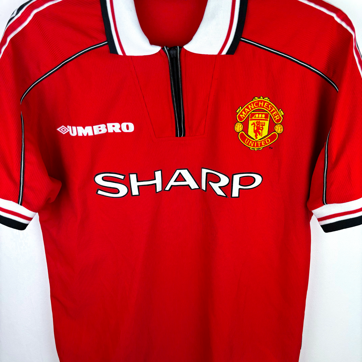 Manchester United 1998-1999 Umbro Football Shirt Treble