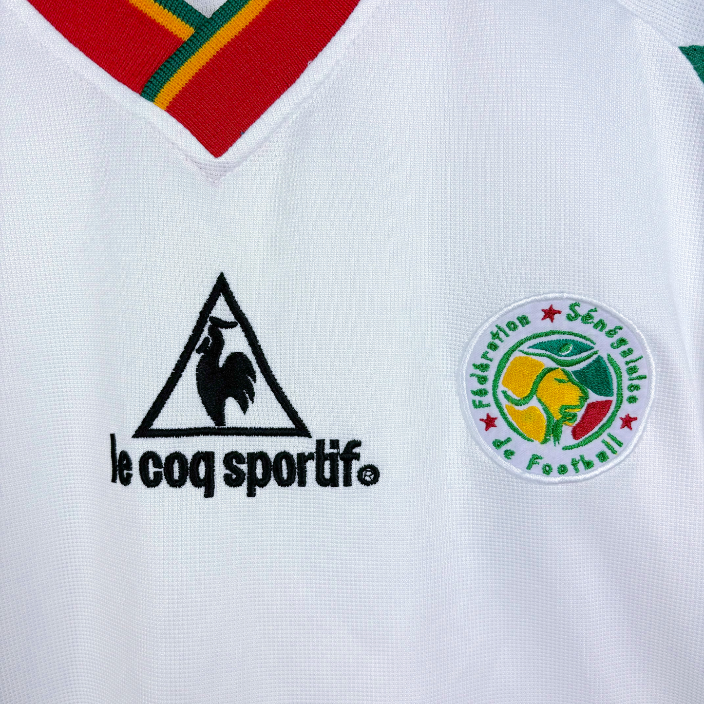 Senegal 2002/2003 Home World Cup Football Shirt Le Coq Sportif