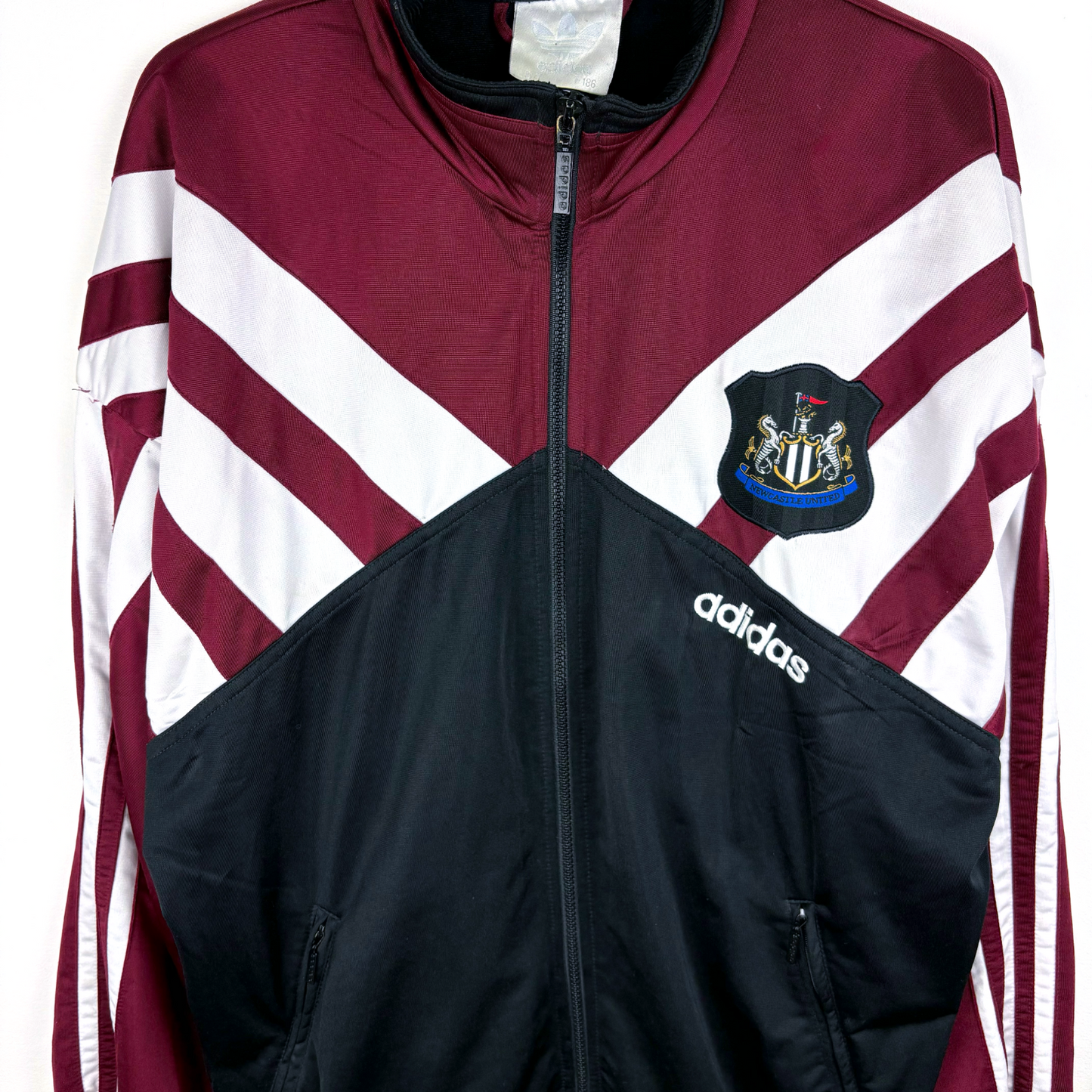 Newcastle United 1995-1996 Adidas Football Track Tracksuit Jacket