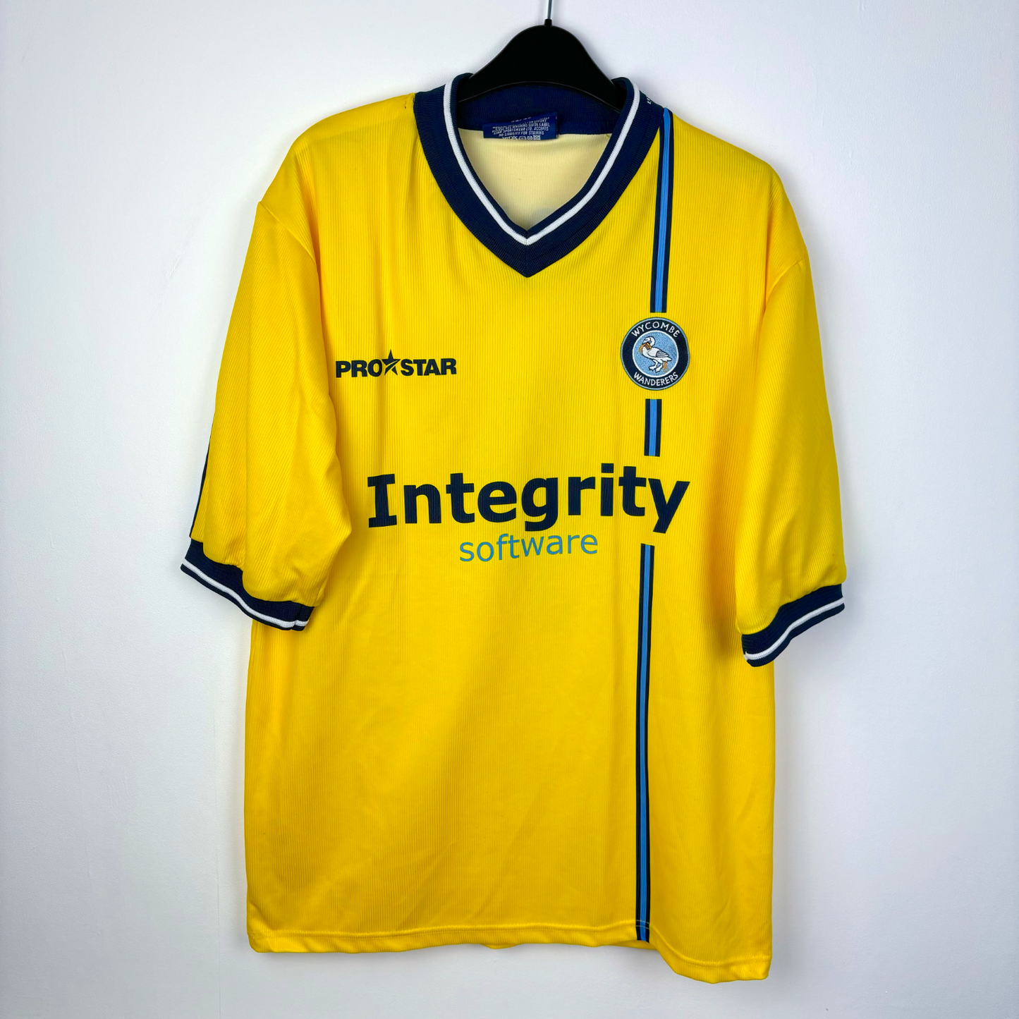 Wycombe Wanderers 2002-2003 Away Football Shirt ProStar