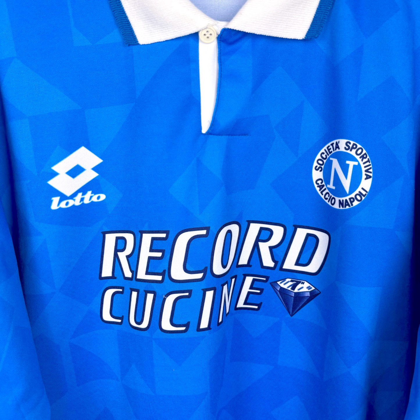 Napoli Naples 1994/1995/1996 Home Football Shirt Maglia Calcio Lotto LS