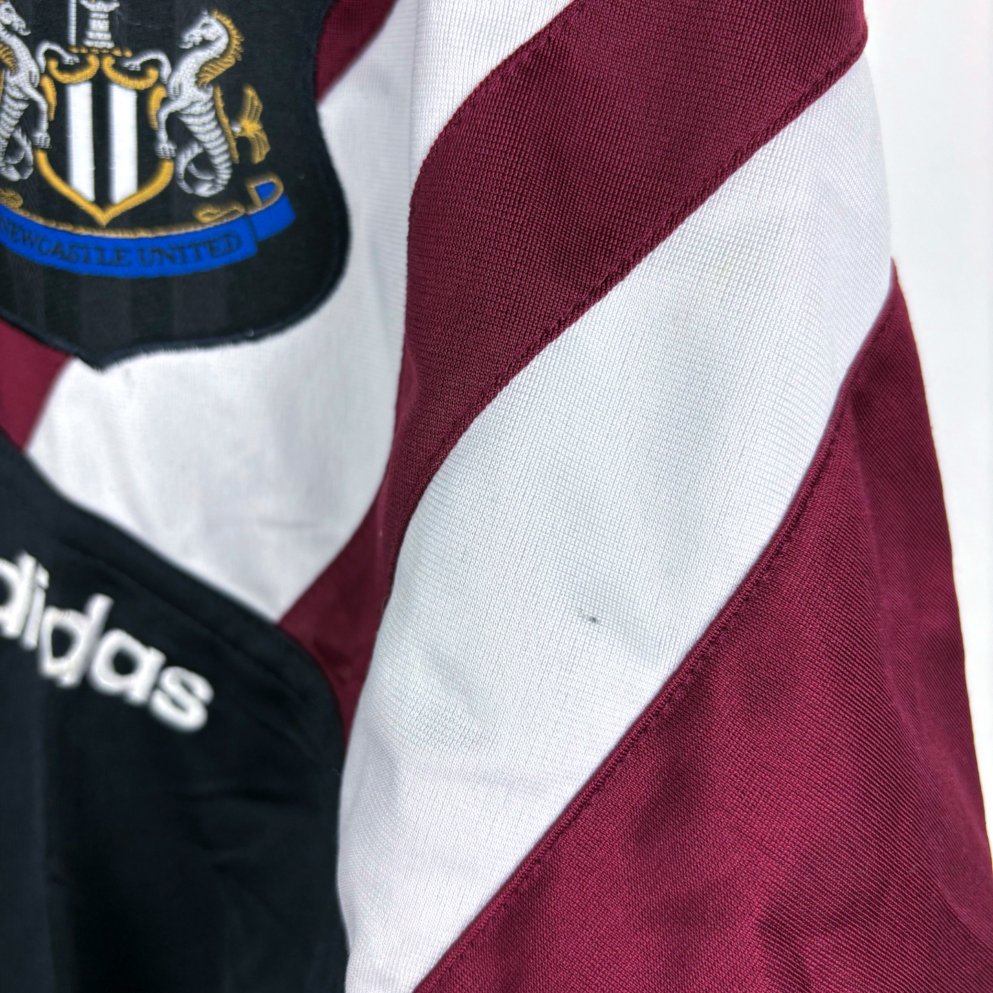 Newcastle United 1995-1996 Adidas Football Track Tracksuit Jacket