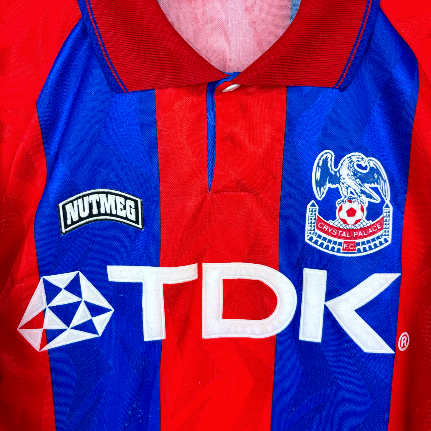 Crystal Palace 1994-1995 Home Football Shirt Nutmeg