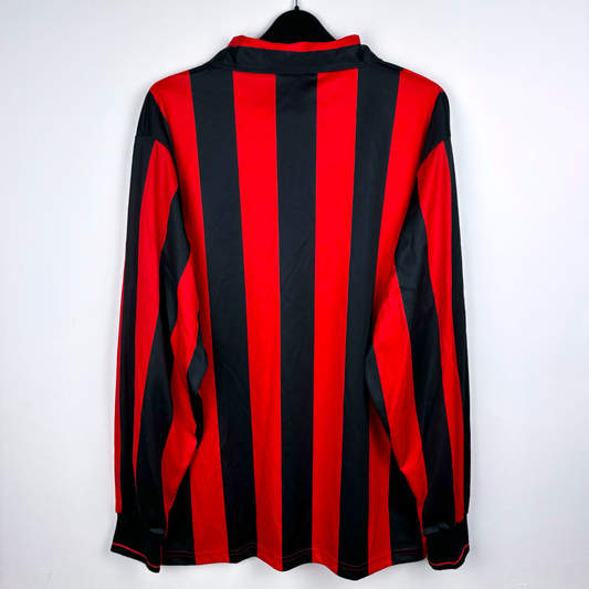 AC Milan 1992-1993 Home Longsleeve Football Shirt Maglia Calcio Adidas
