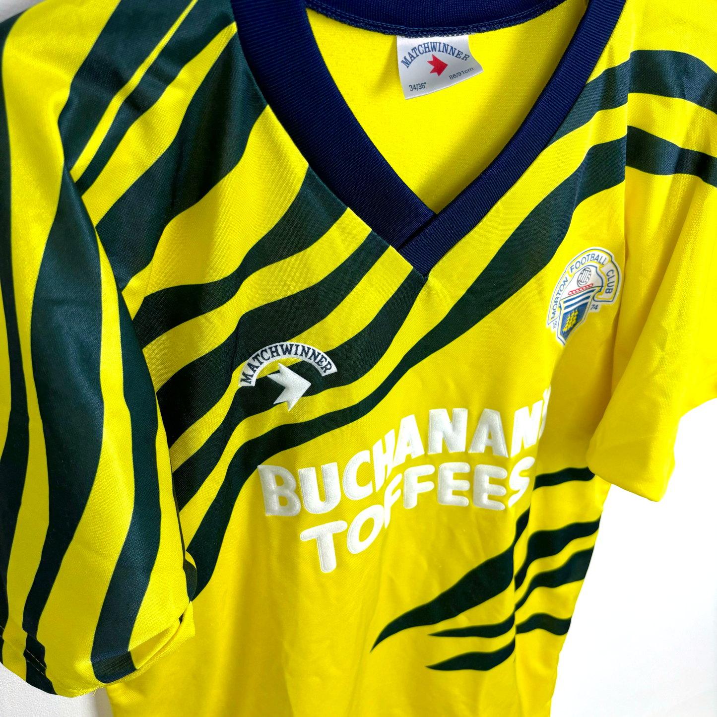 Greenock Morton 1992-1993 Away Football Shirt Matchwinner
