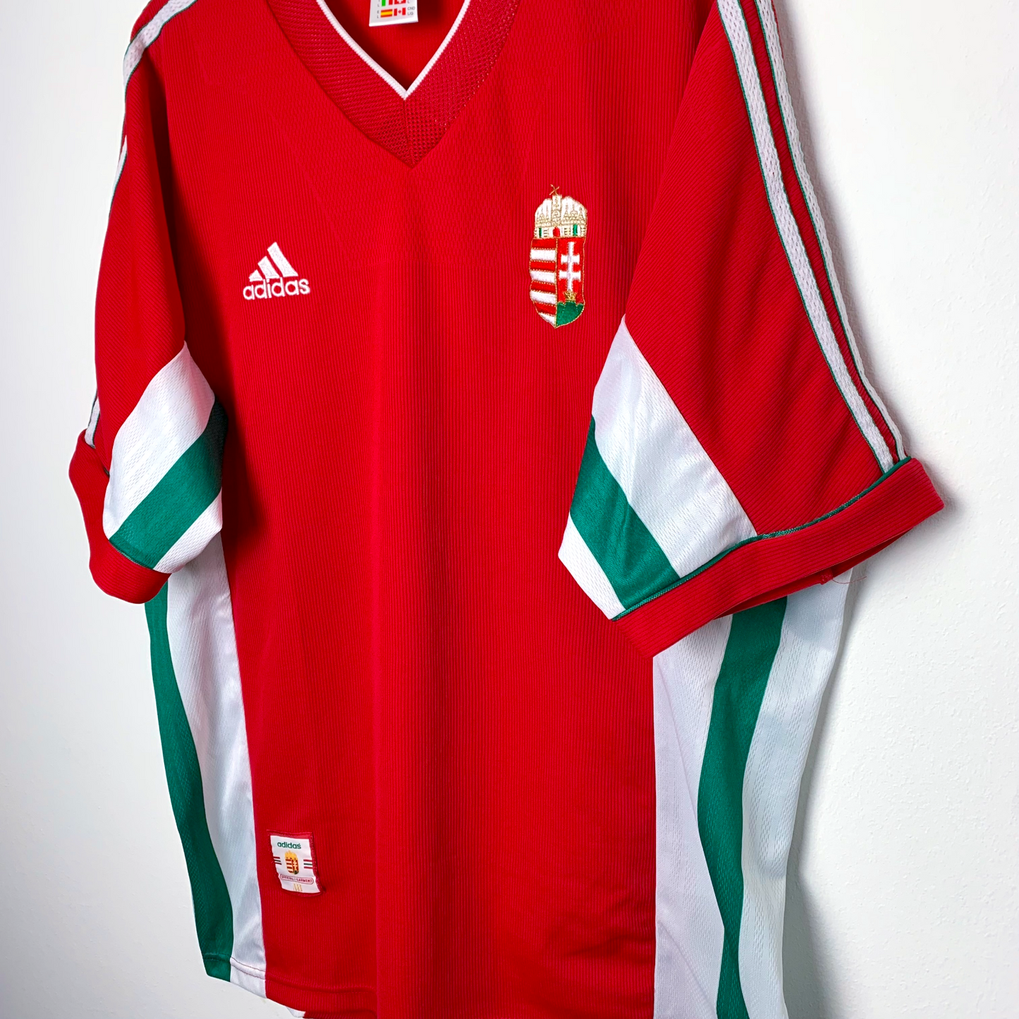 Hungary 1998/1999/2000 Home Football Shirt Adidas