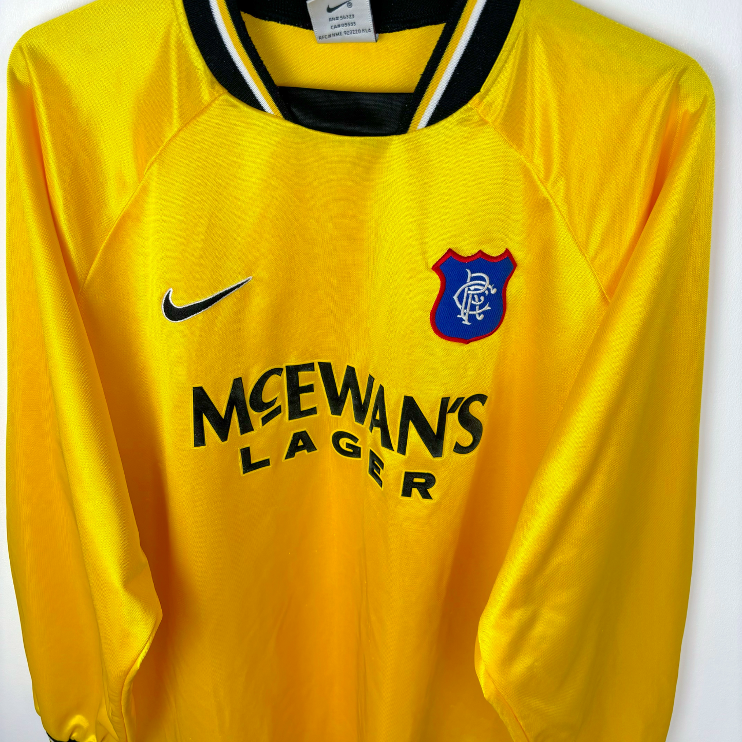 Glasgow Rangers 1997/1998/1999 Nike Goalkeeper Football Shirt