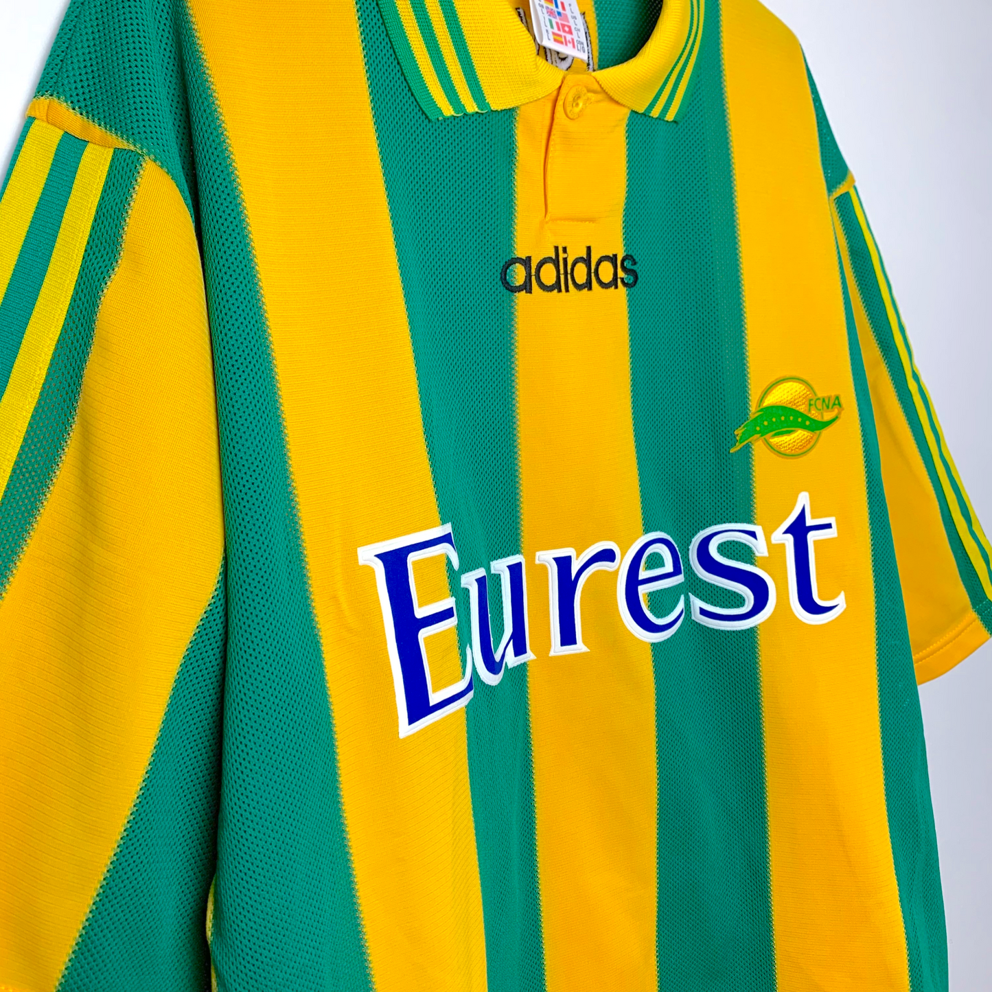 Nantes 1996/1997/1998 Home Football Maillot Shirt Adidas