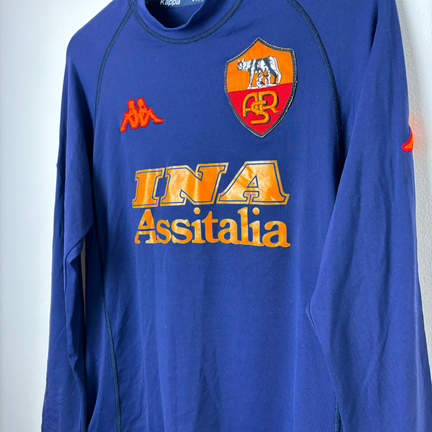 AS Roma 2000/2001 Third Football Shirt Maglia Calcio Longsleeve Kappa