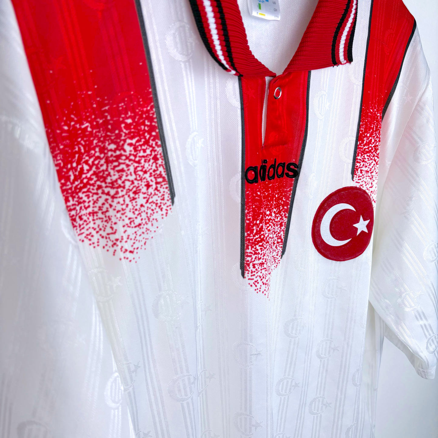 Turkey 1996/1997/1998 Adidas Away Football Shirt
