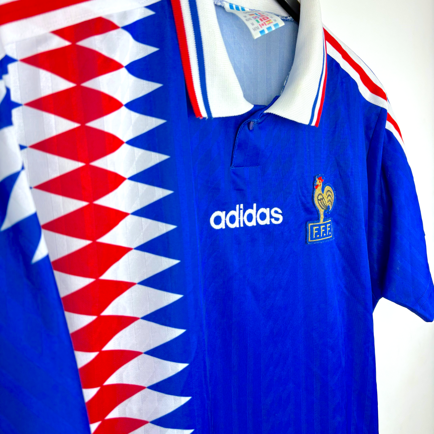 France 1994/1995/1996 Home Football Maiilot Shirt Adidas