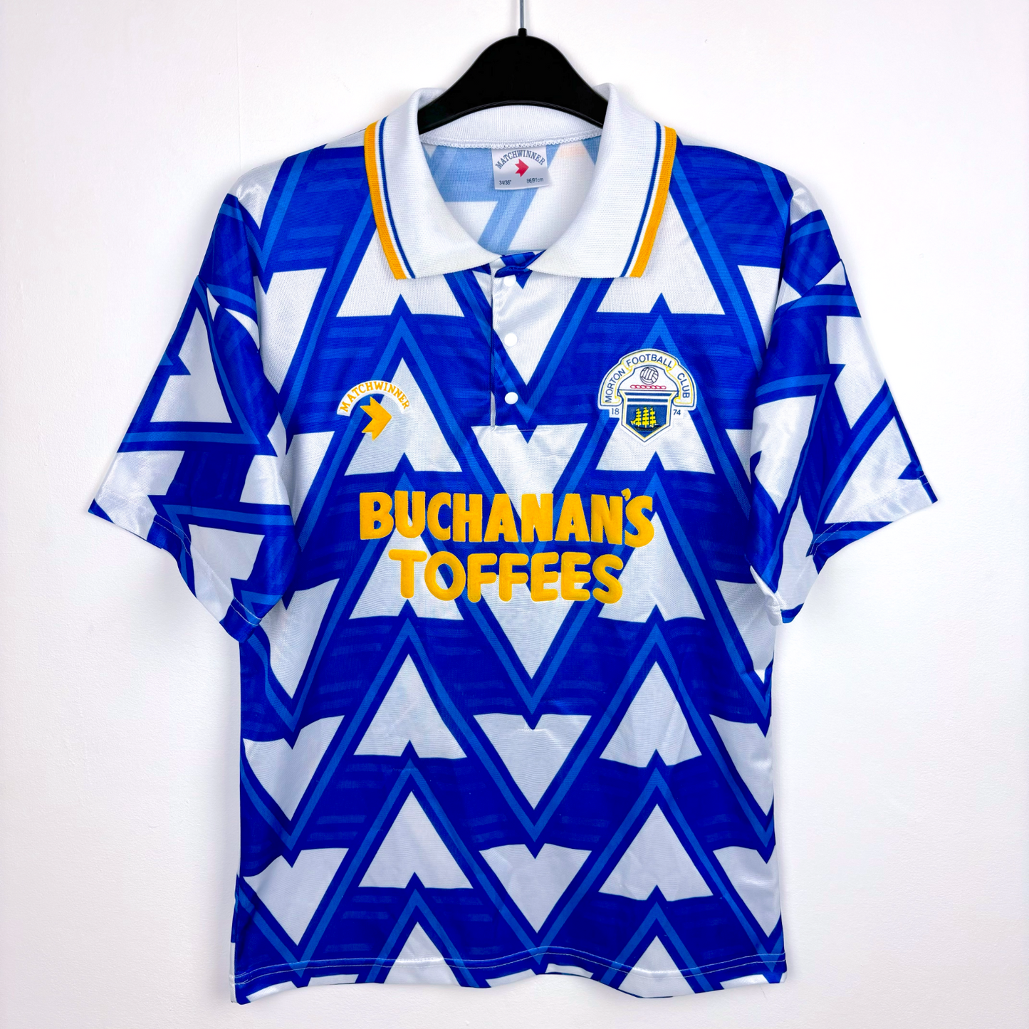 Greenock Morton 1991/1992/1993 Home Football Shirt Matchwinner