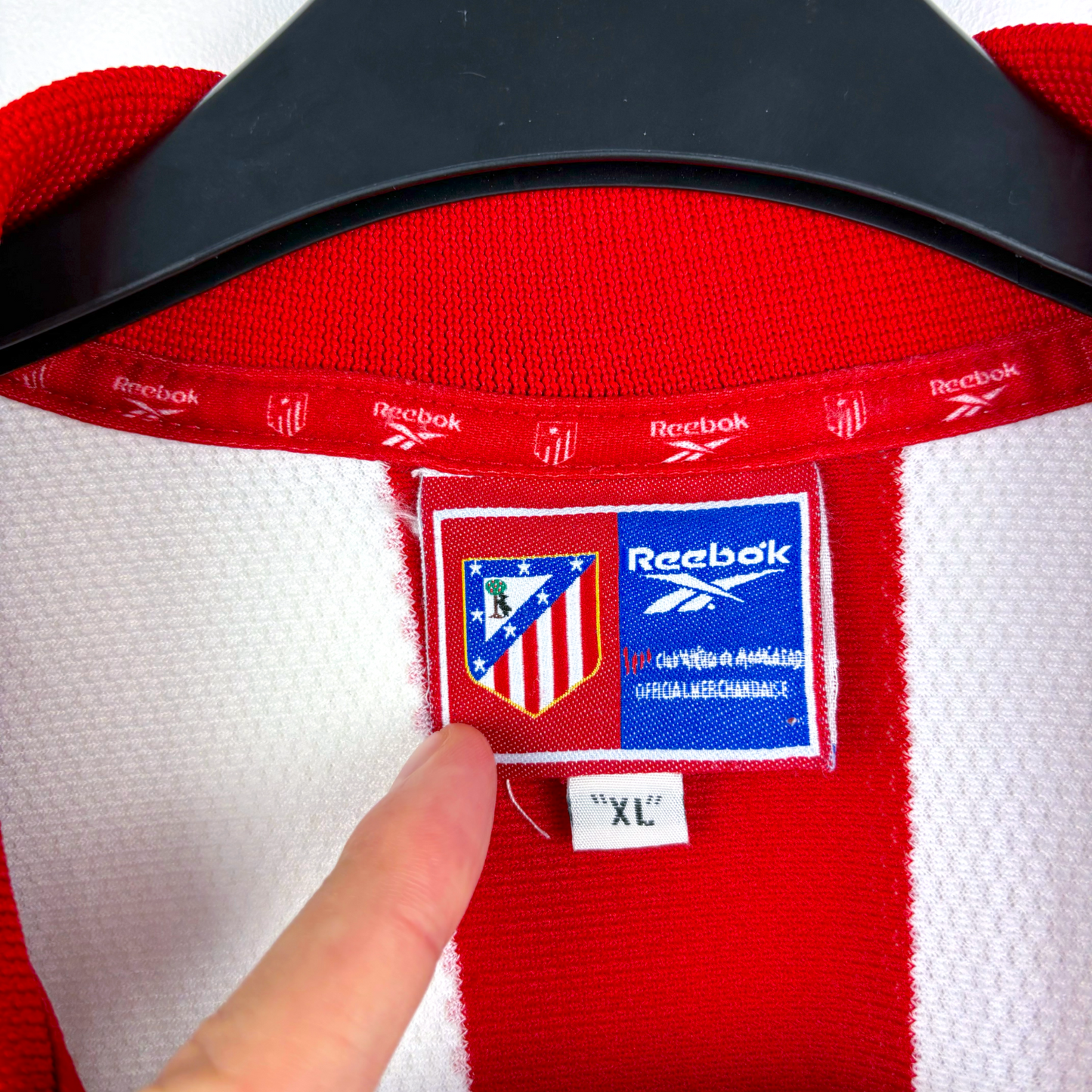 Atletico Madrid 1998-1999 Reebok Home Football Shirt Camiseta Marbella