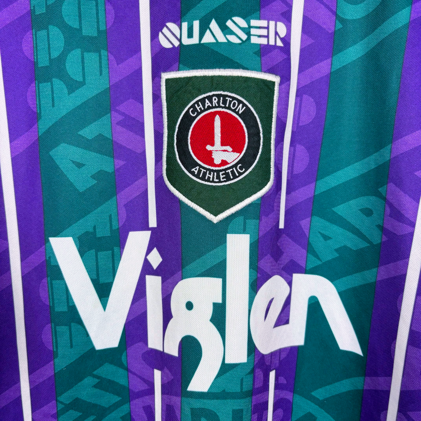 Charlton Athletic 1995/1996/1997 Quaser Third Football Shirt