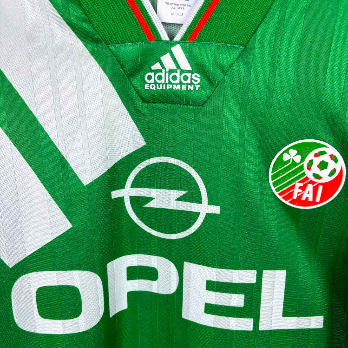 Eire Ireland 1992/1993/1994 Home Football Shirt Adidas