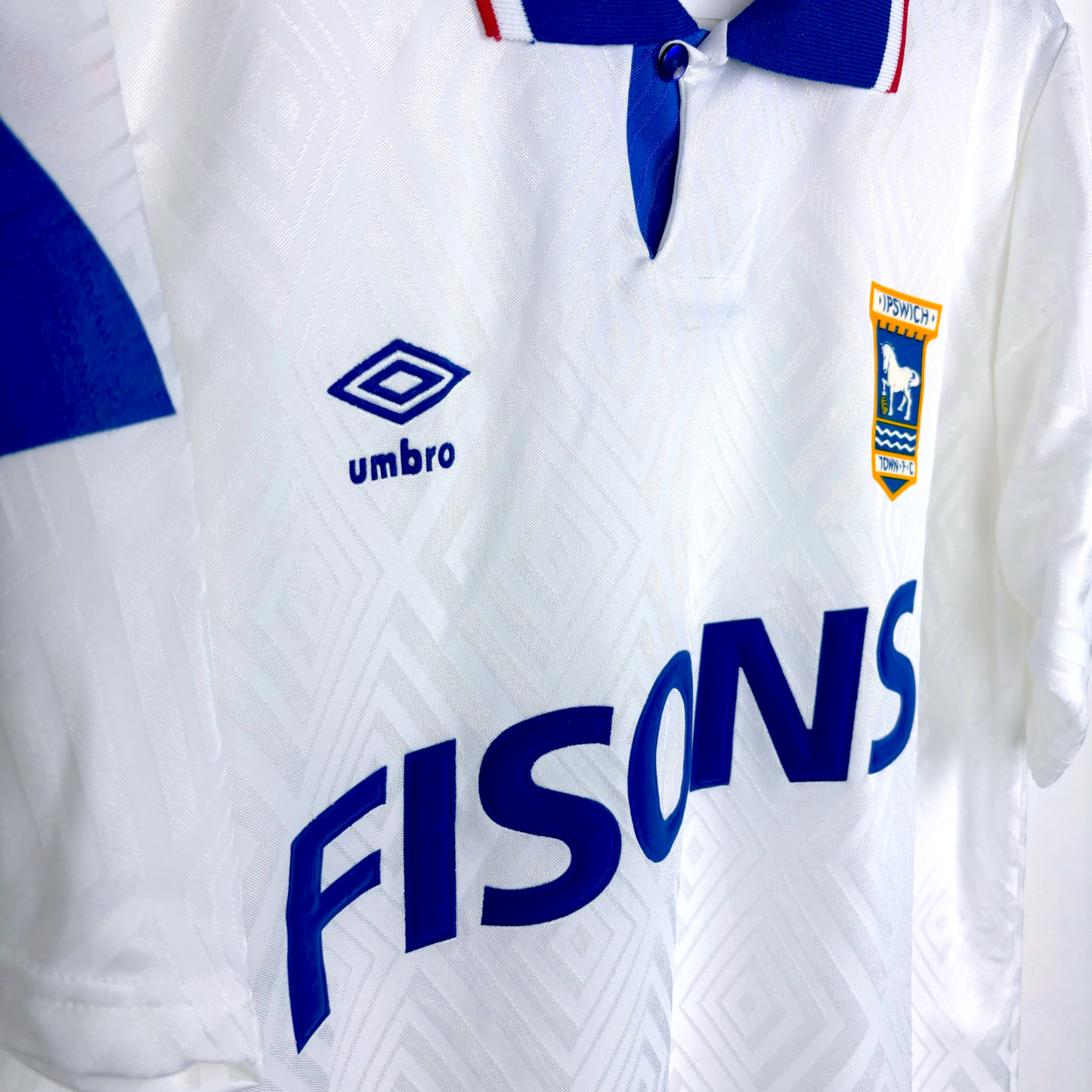 Ipswich Town 1991/1992/1993 Away Football Shirt Umbro