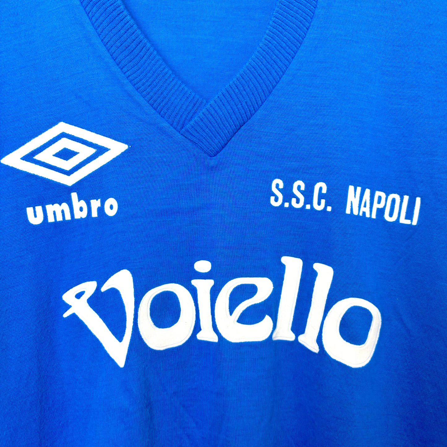 Napoli Naples 1991-1992 Training Football Shirt Maglia Calcio Umbro