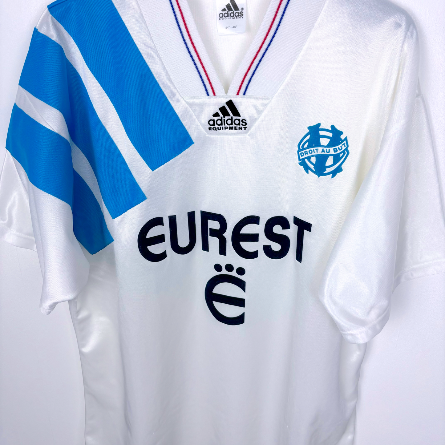 Olympique Marseille 1992/1993/1994 Home Football Maillot Shirt Adidas