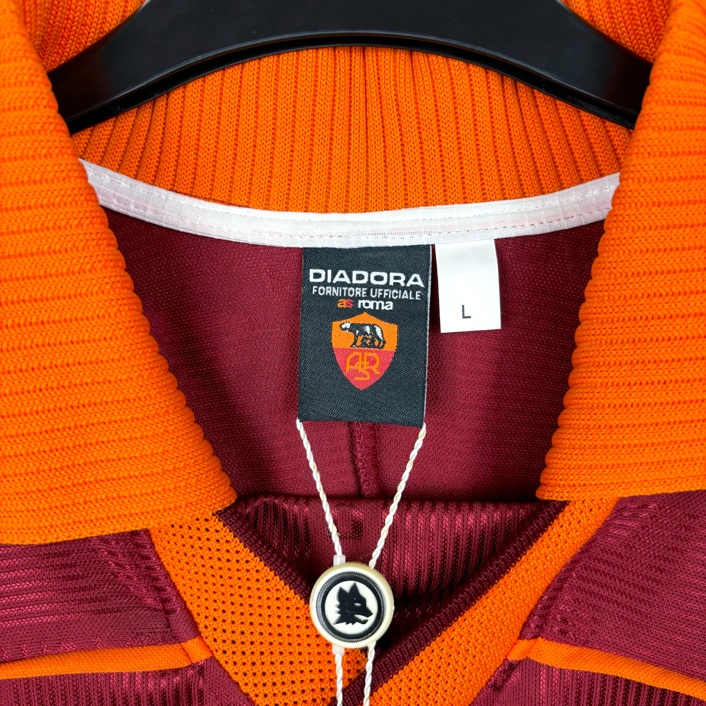 BNWT AS Roma 1999/2000 Home Football Shirt Maglia Calcio Diadora Nakata