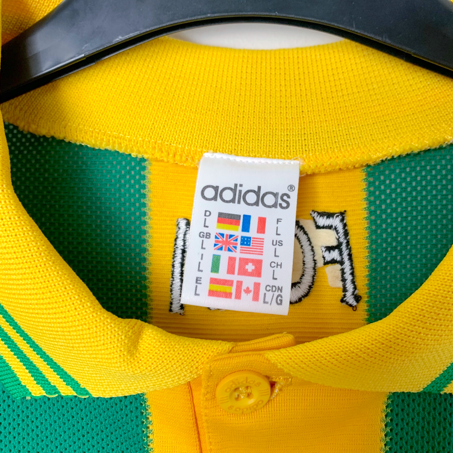 Nantes 1996/1997/1998 Home Football Maillot Shirt Adidas