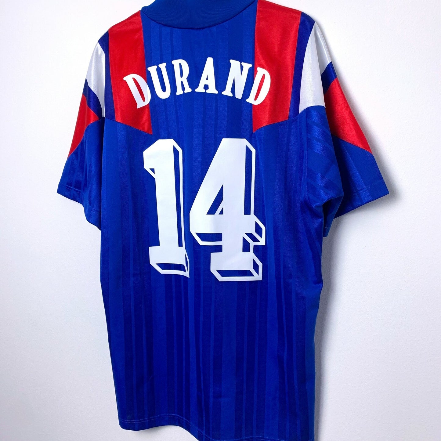France FFF 1992/1993/1994 Home Football Maillot Shirt Adidas Durand 14